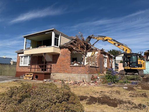 House demolition in Tasmania by Davies Design & Construction