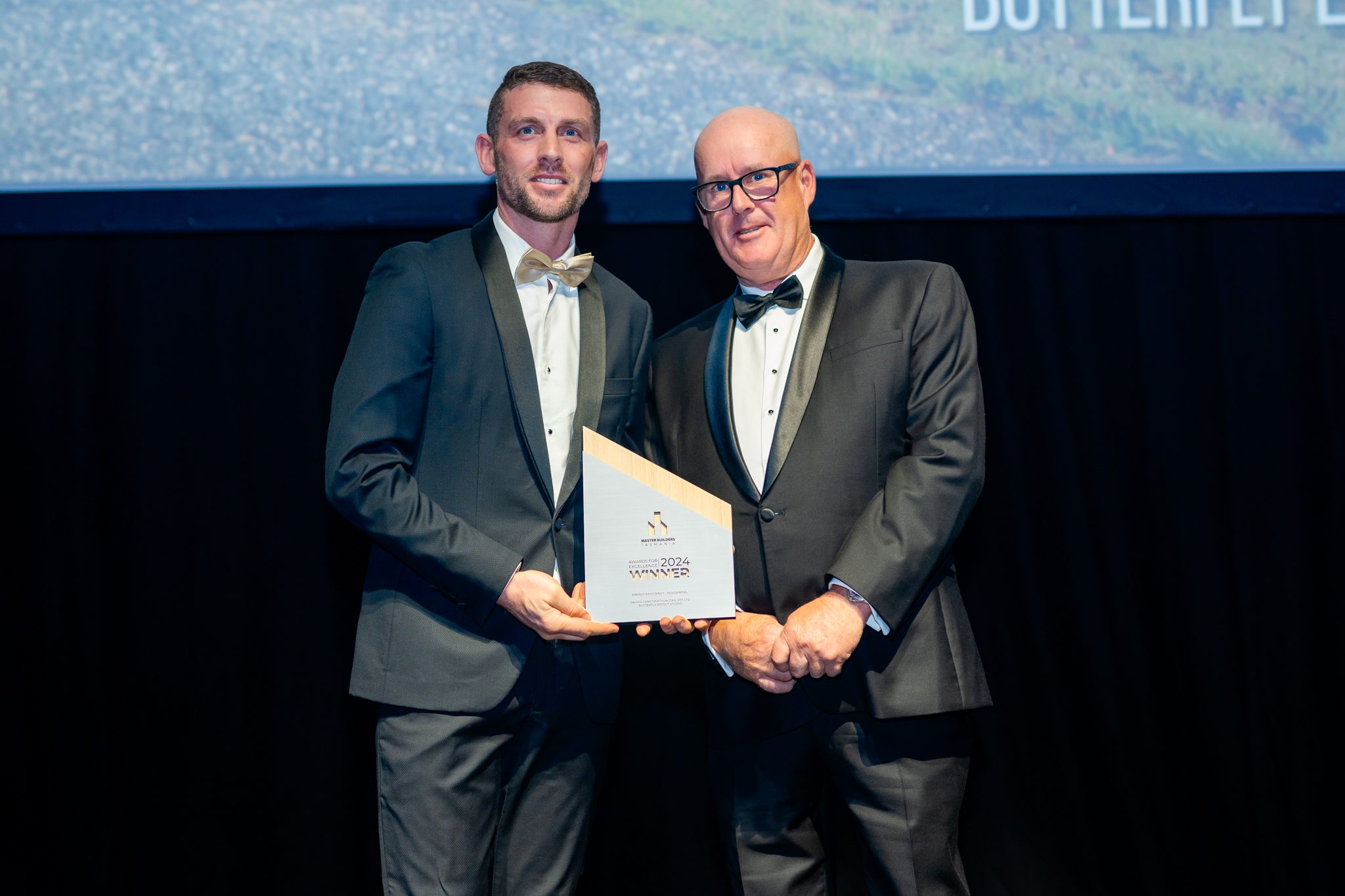Davies Design & Construction at the 2024 Master Builders Tasmania Awards